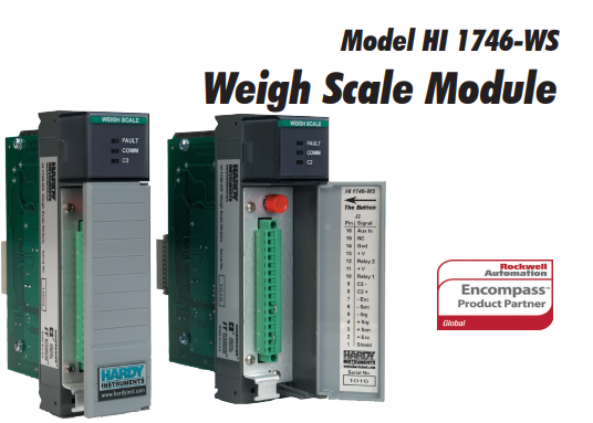 HI 1746-WS/2W PLC稱重模塊 稱重控制器 美國hardy哈帝